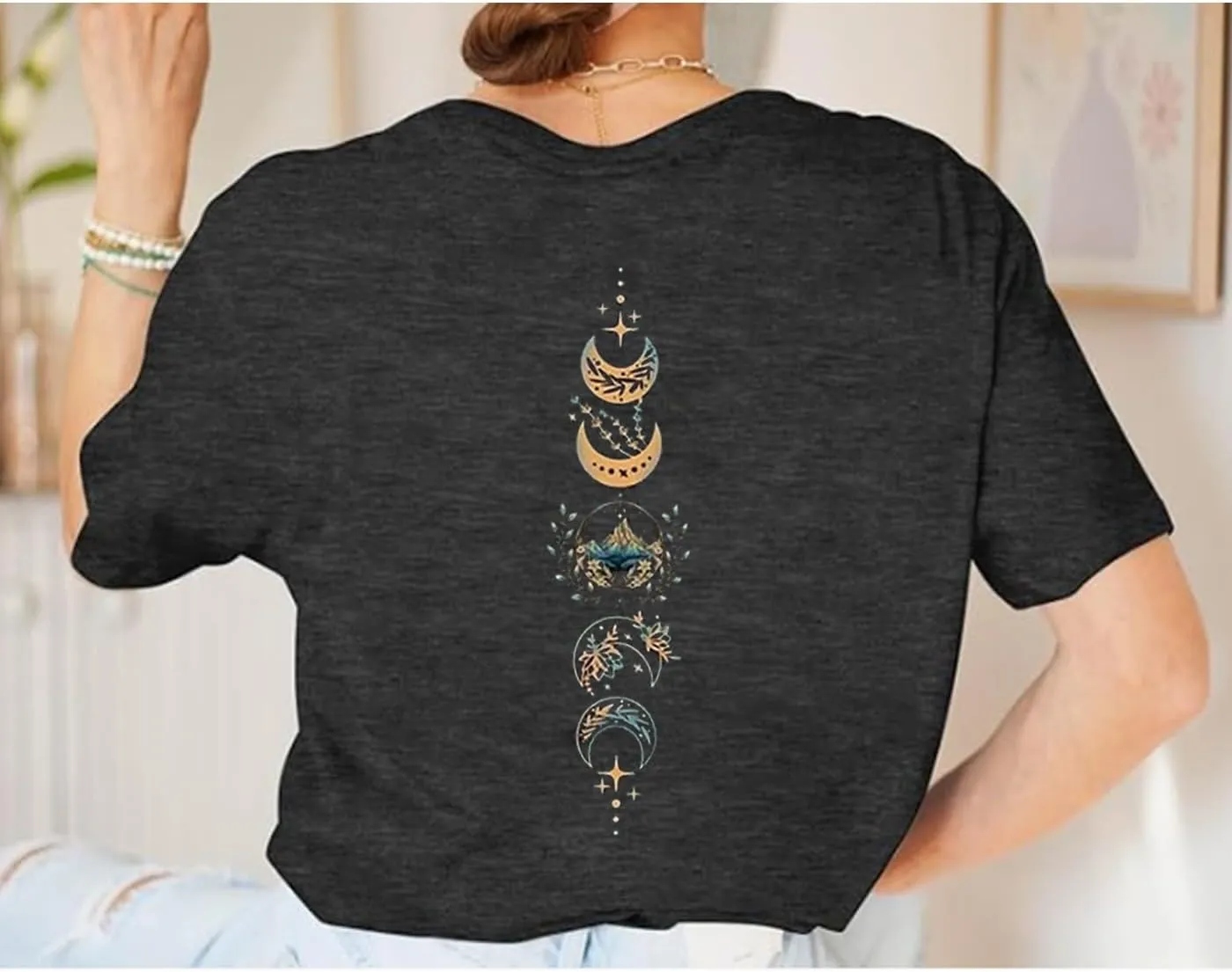 Acotar Velaris Night Court Shirt Women City of Starlight Vintage Book Gift Tees Stars Graphic Short Sleeve Tshirt Tops