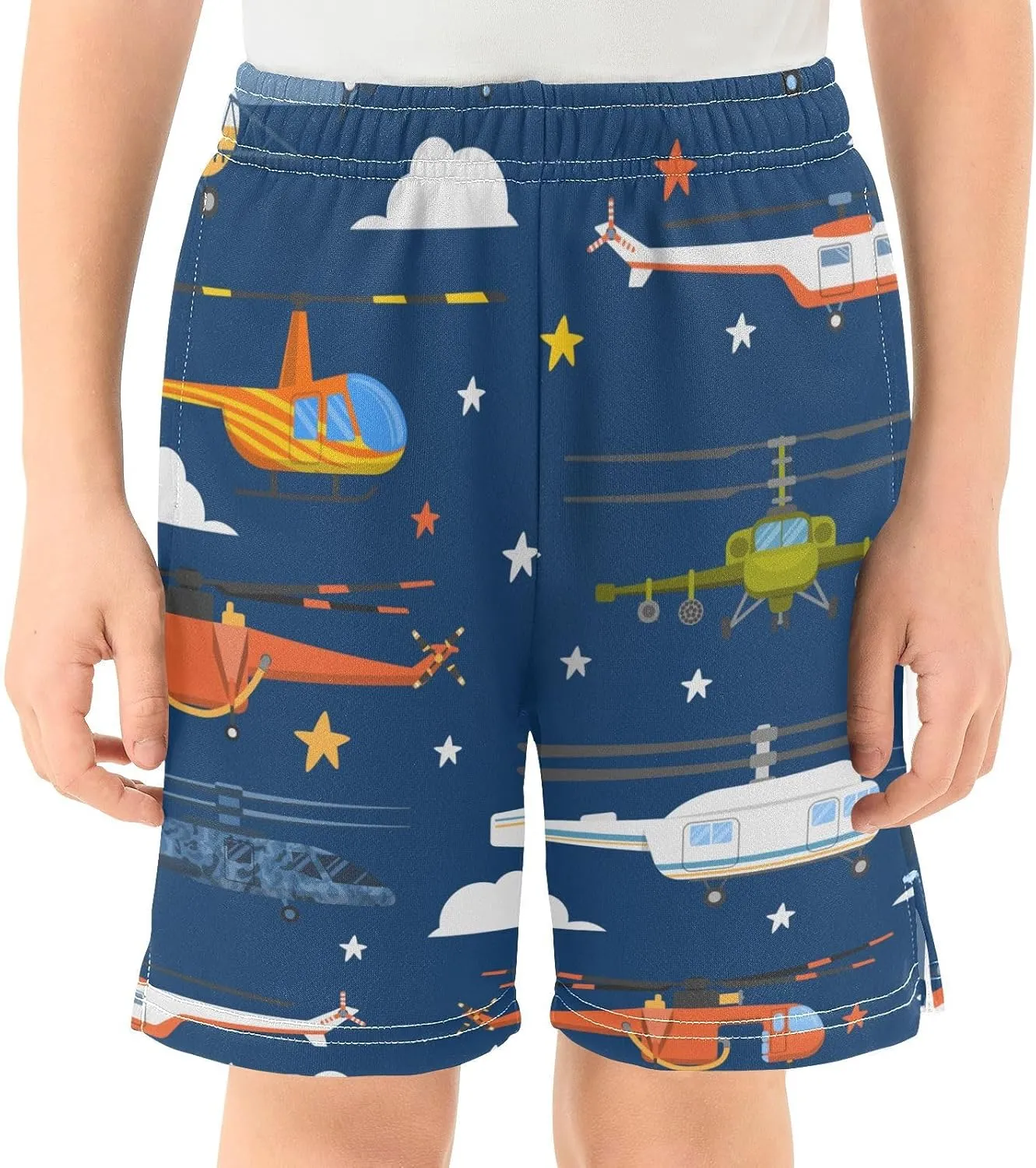 Aflyko Boys Casual Shorts Cute Summer Daily Outfit with Pockets