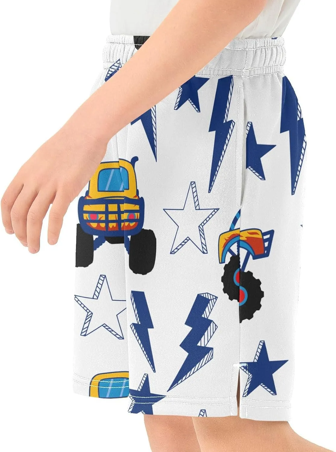 Aflyko Boys Casual Shorts Cute Summer Daily Outfit with Pockets
