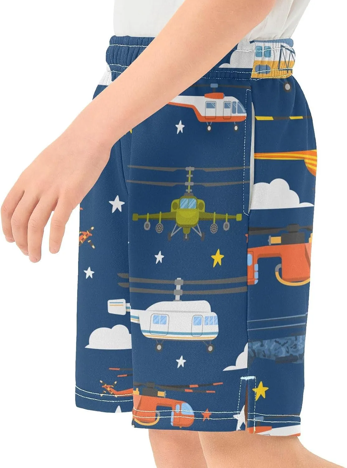 Aflyko Boys Casual Shorts Cute Summer Daily Outfit with Pockets