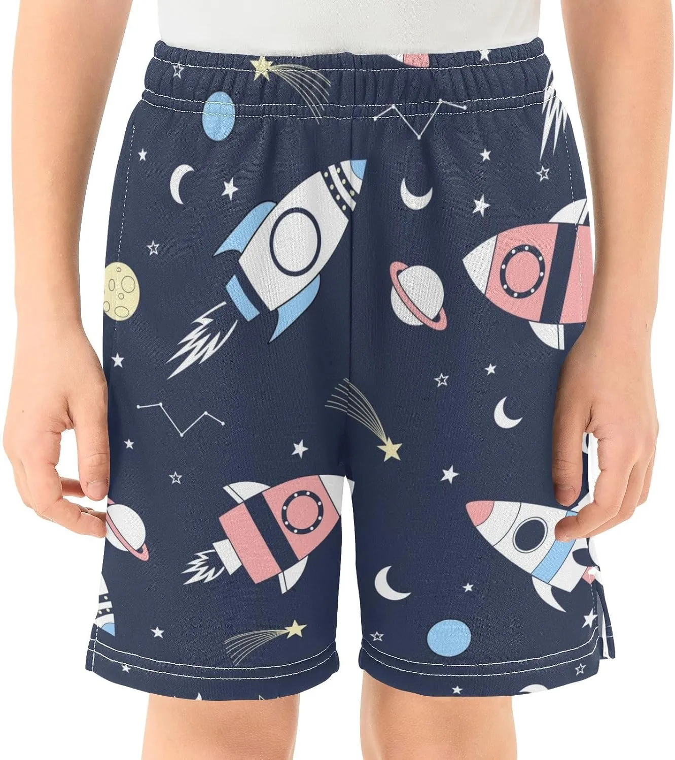 Aflyko Boys Casual Shorts Summer Daily Outfit with Pockets