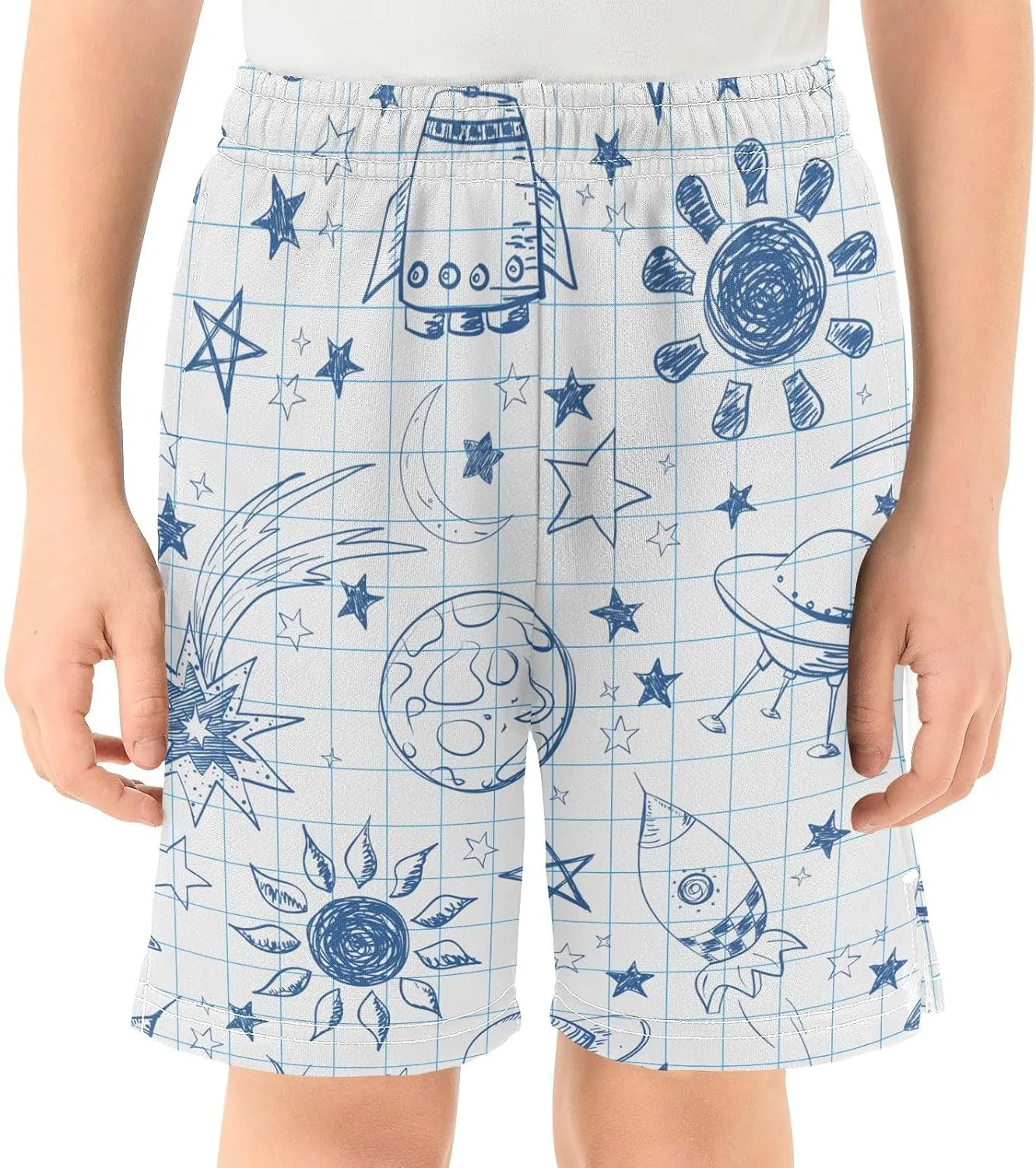 Aflyko Boys Casual Shorts Summer Daily Outfit with Pockets