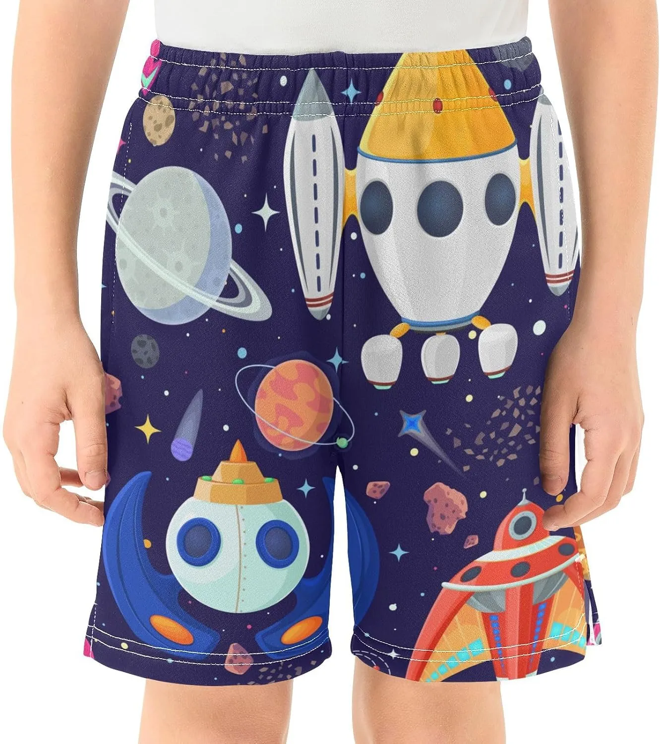 Aflyko Boys Casual Shorts Summer Daily Outfit with Pockets