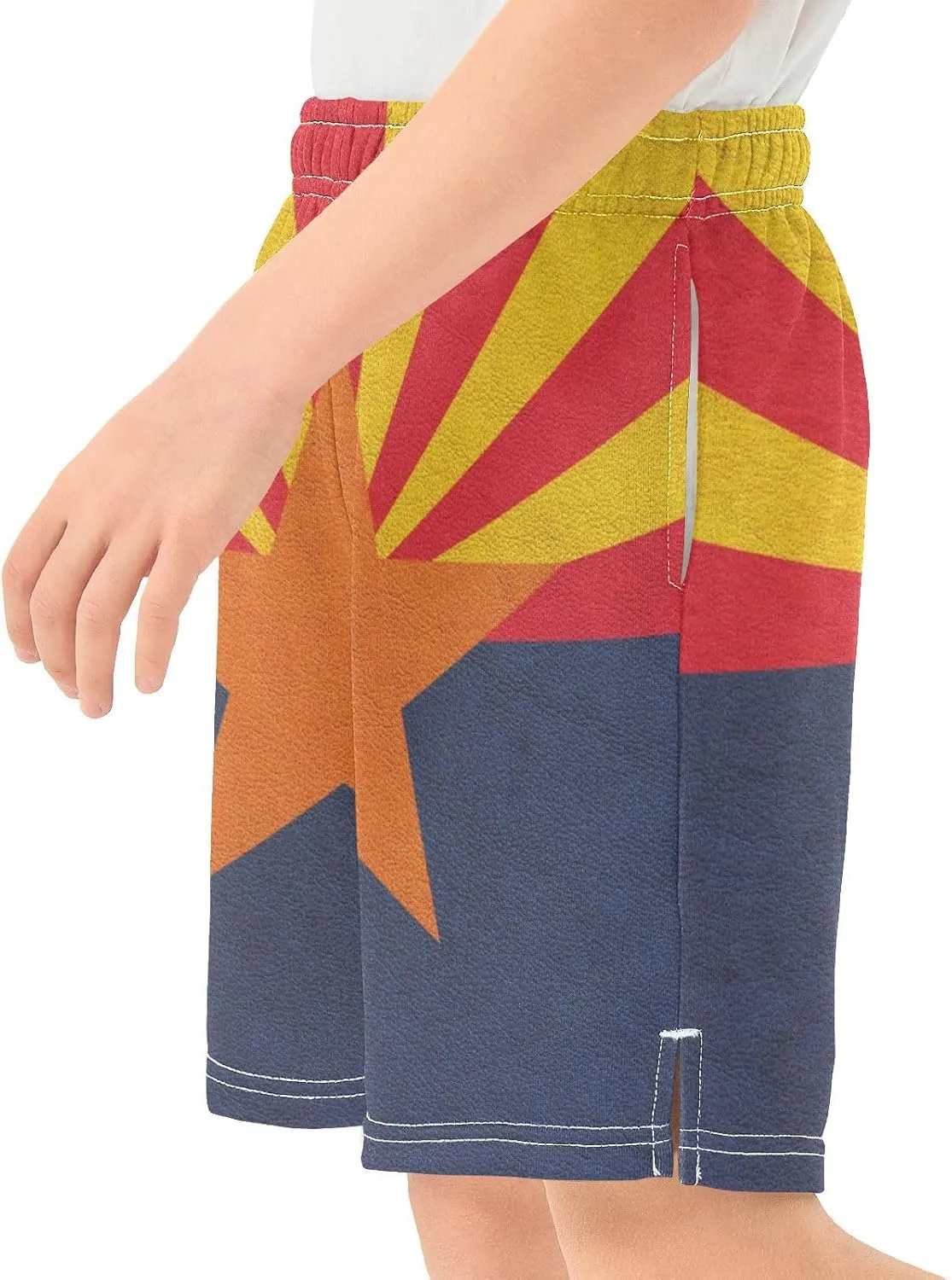 Aflyko Patriot Boys Casual Shorts Summer Daily Outfit with Pockets