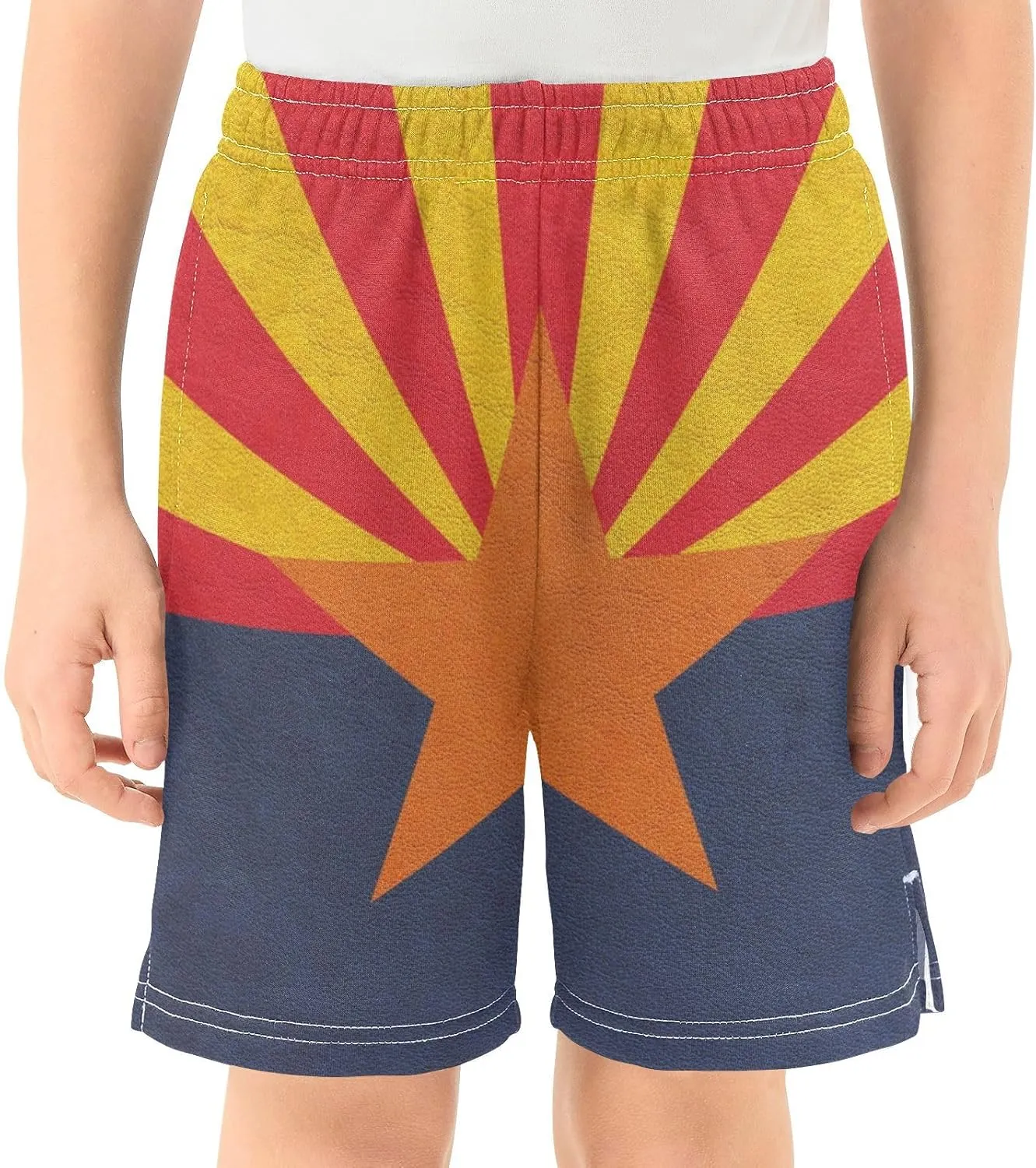 Aflyko Patriot Boys Casual Shorts Summer Daily Outfit with Pockets