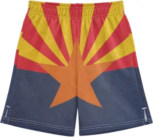 Aflyko Patriot Boys Casual Shorts Summer Daily Outfit with Pockets