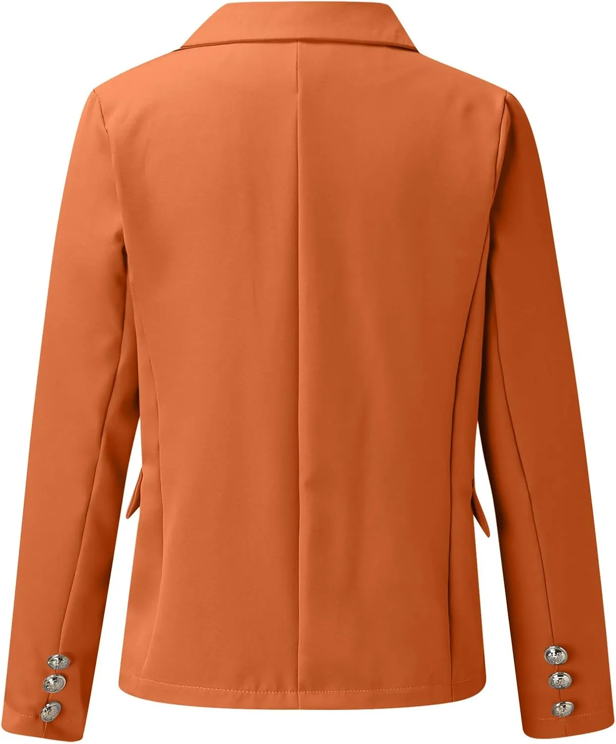 Blazers for Womens Fall Trendy Lapel Long Sleeve Sport Jacket Casual Chest Button Open Front Cardigans 2024 Work Suit