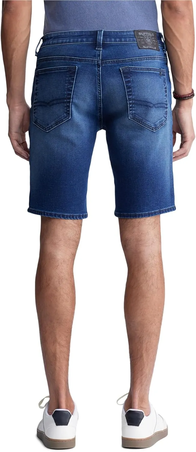 Buffalo David Bitton Men's Relaxed Straight Dean Denim Shorts
