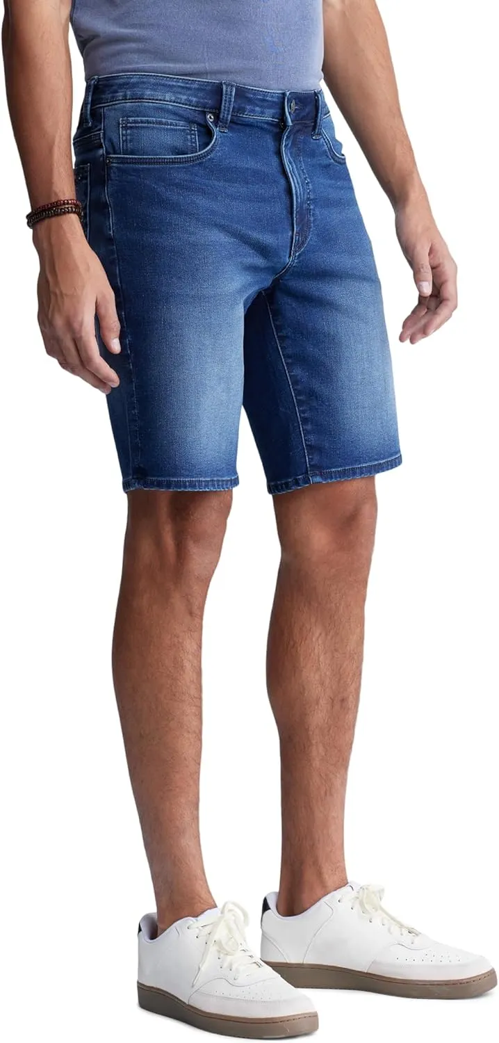 Buffalo David Bitton Men's Relaxed Straight Dean Denim Shorts