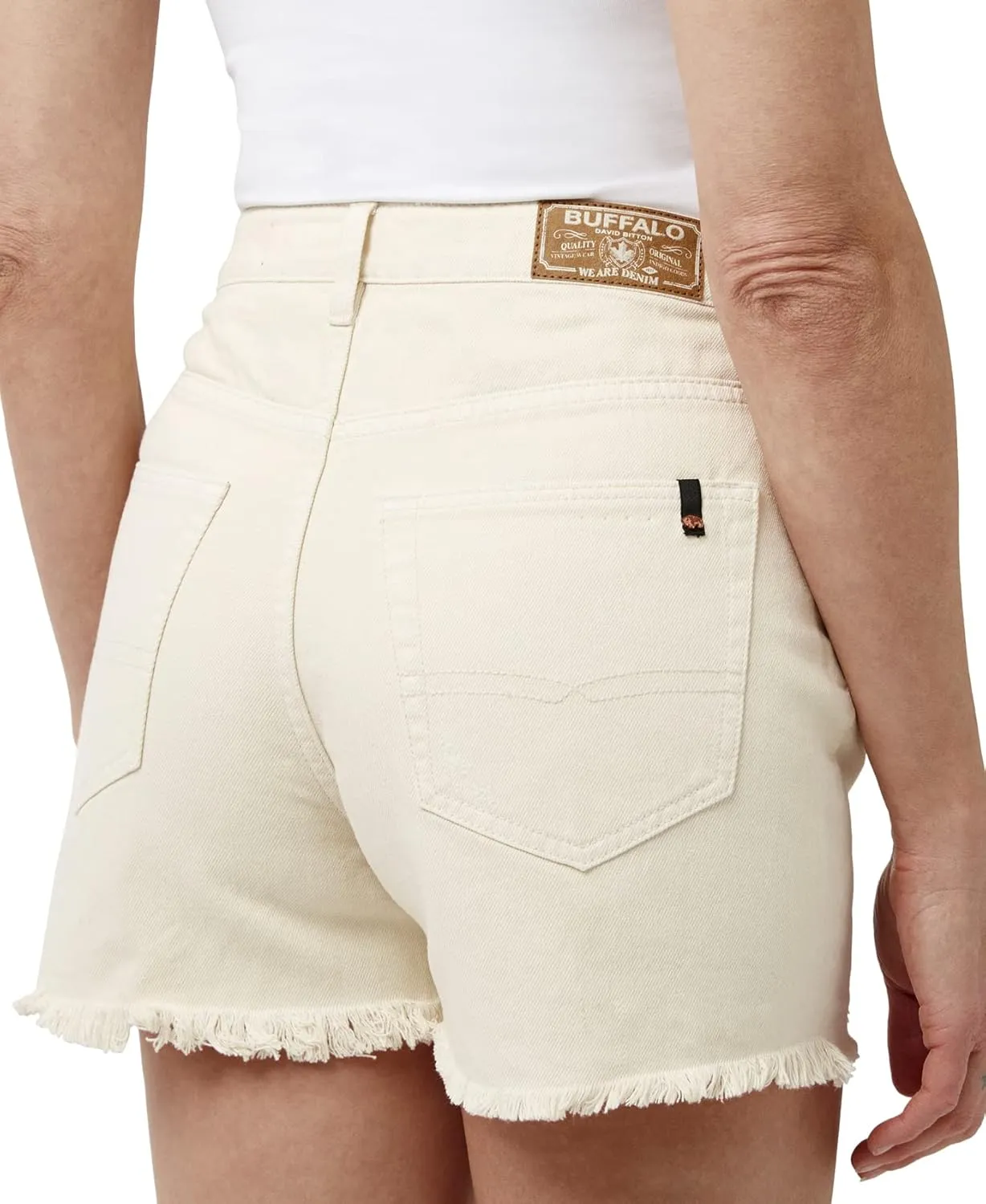 Buffalo David Bitton Women's Joanna Super High Rise Denim Shorts