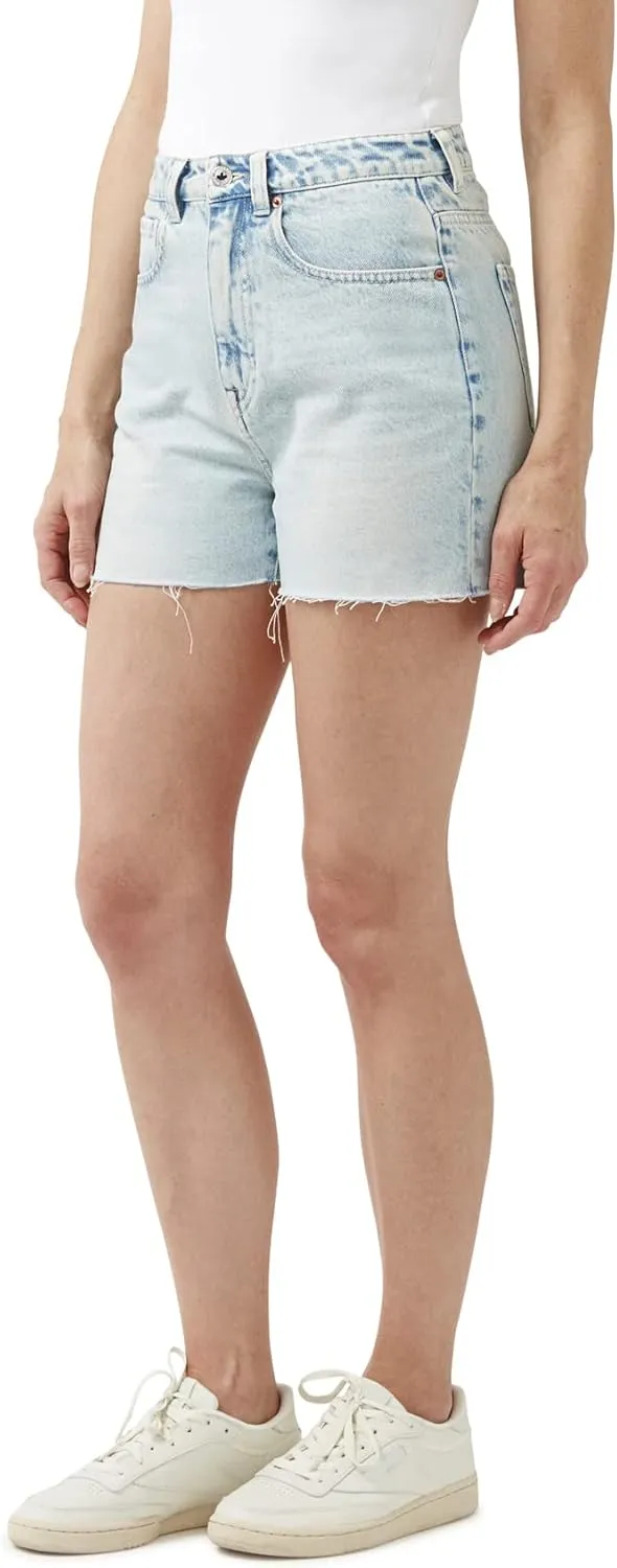 Buffalo David Bitton Women's Joanna Super High Rise Denim Shorts