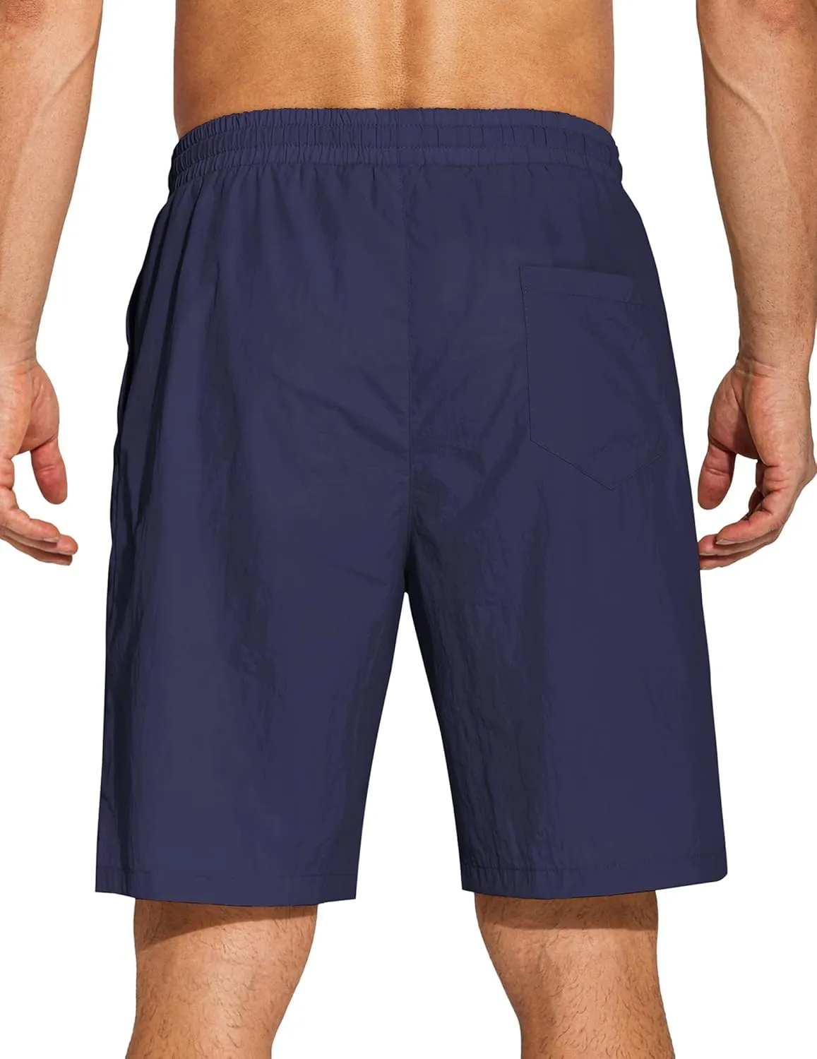COOFANDY Men's Summer Beach Shorts Lightweight Elastic Waist Drawstring Casual Shorts with Pocket