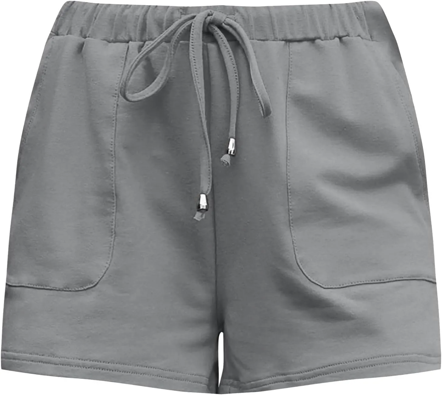 Cotton Linen Shorts for Women Trendy Casual High Waist Drawstring Short Pants 2024 Summer Loose Comfy Soft Lightweight Shorts