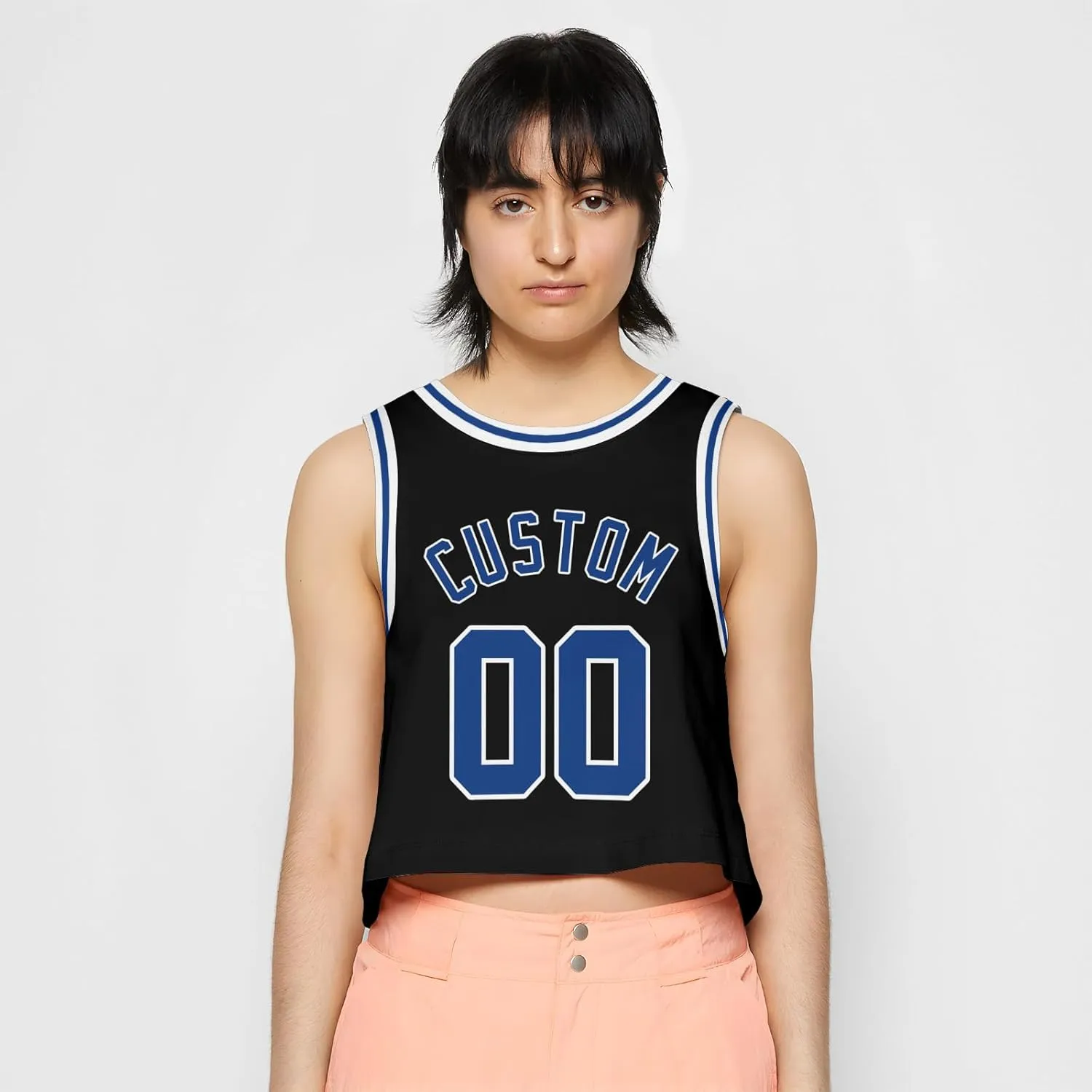 Custom Womens Crop Tops Sleeveless Workout Cute Cropped Tank Tops Summer Clothes Teen Girls