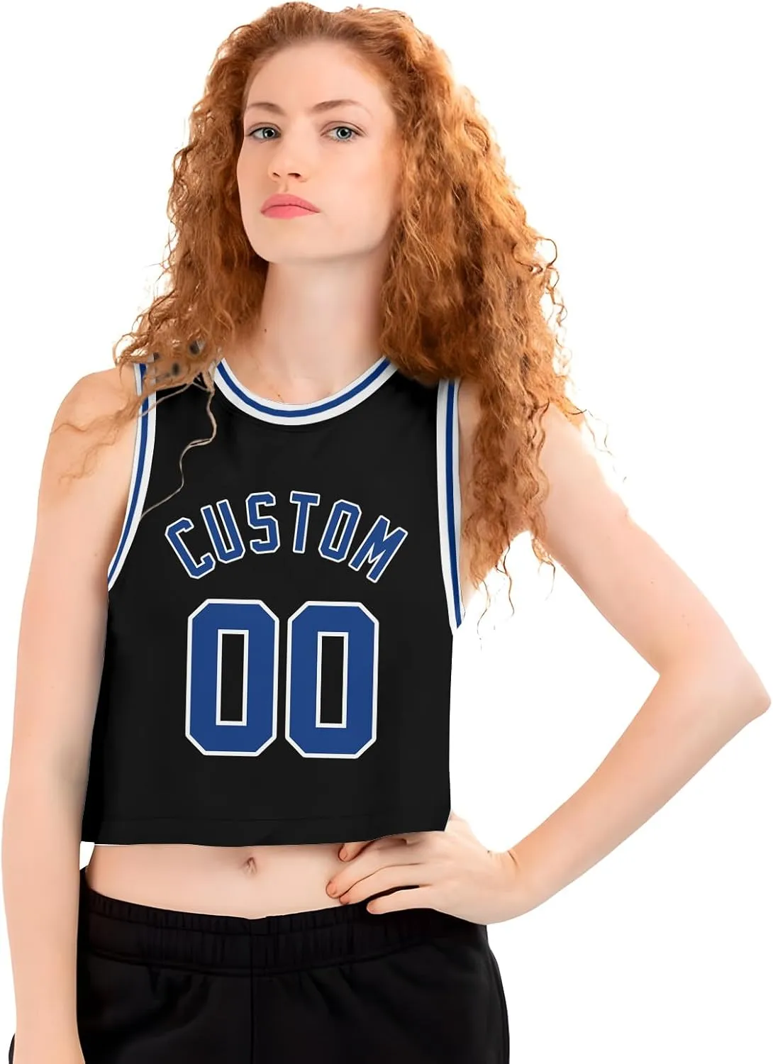 Custom Womens Crop Tops Sleeveless Workout Cute Cropped Tank Tops Summer Clothes Teen Girls