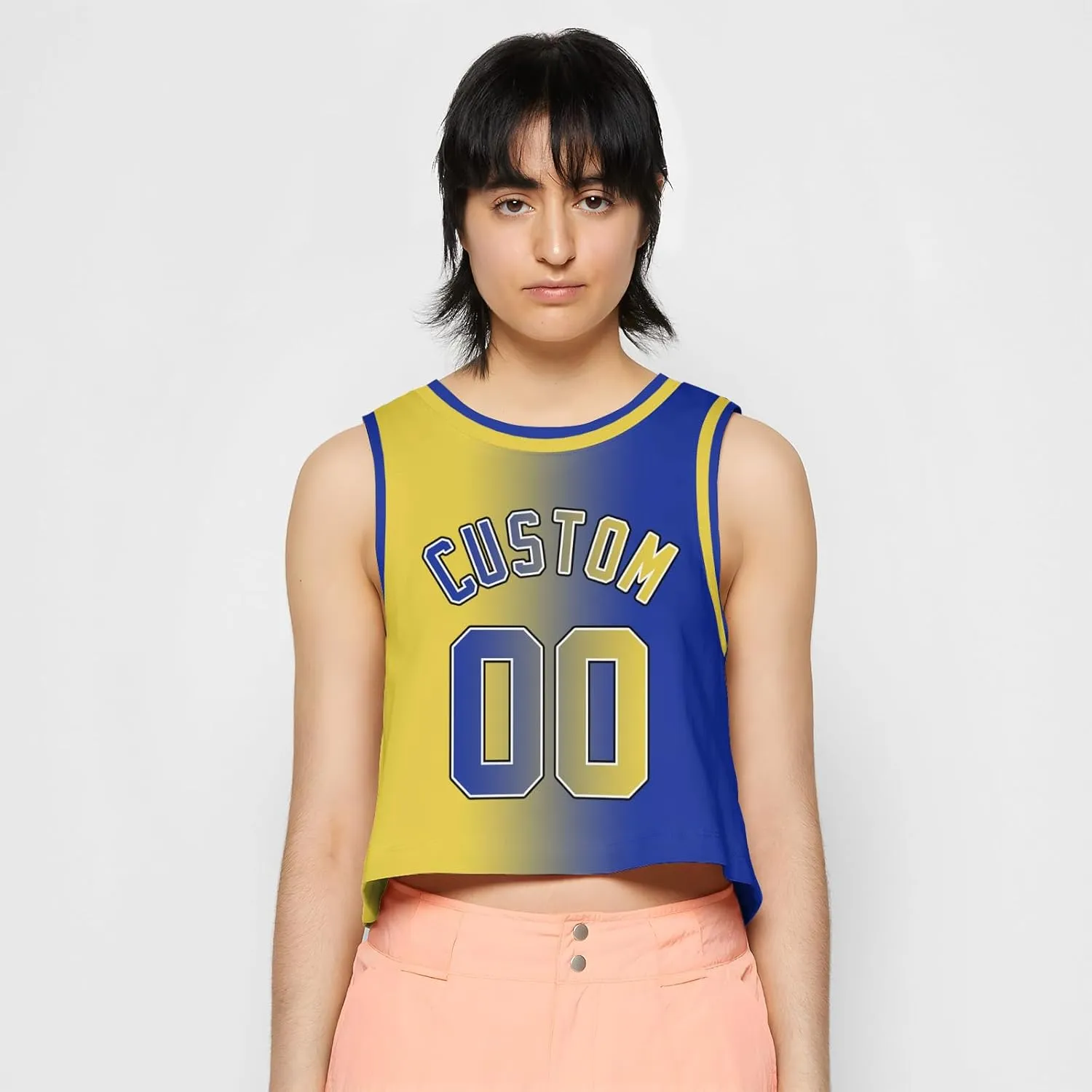 Custom Womens Crop Tops Sleeveless Workout Cute Cropped Tank Tops Summer Clothes Teen Girls