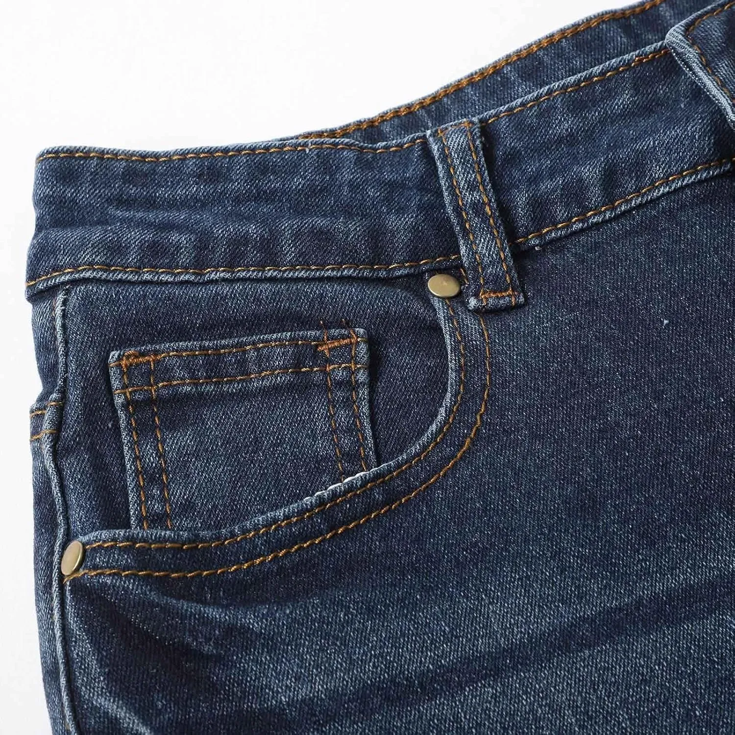 Denim Shorts Women High Waisted Stretchy Button Casual Jeans Shorts Slim Fit Plus Size 2025 Summer Trendy Jorts with Pockets