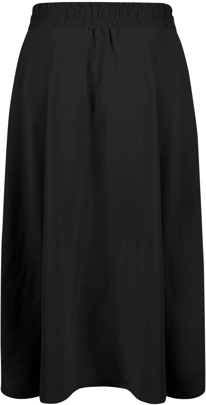 Floral Skirts for Women Midi Length Vintage Drawstring High Waisted A Line Skirt Flowy Boho Midi Skirt with Pockets