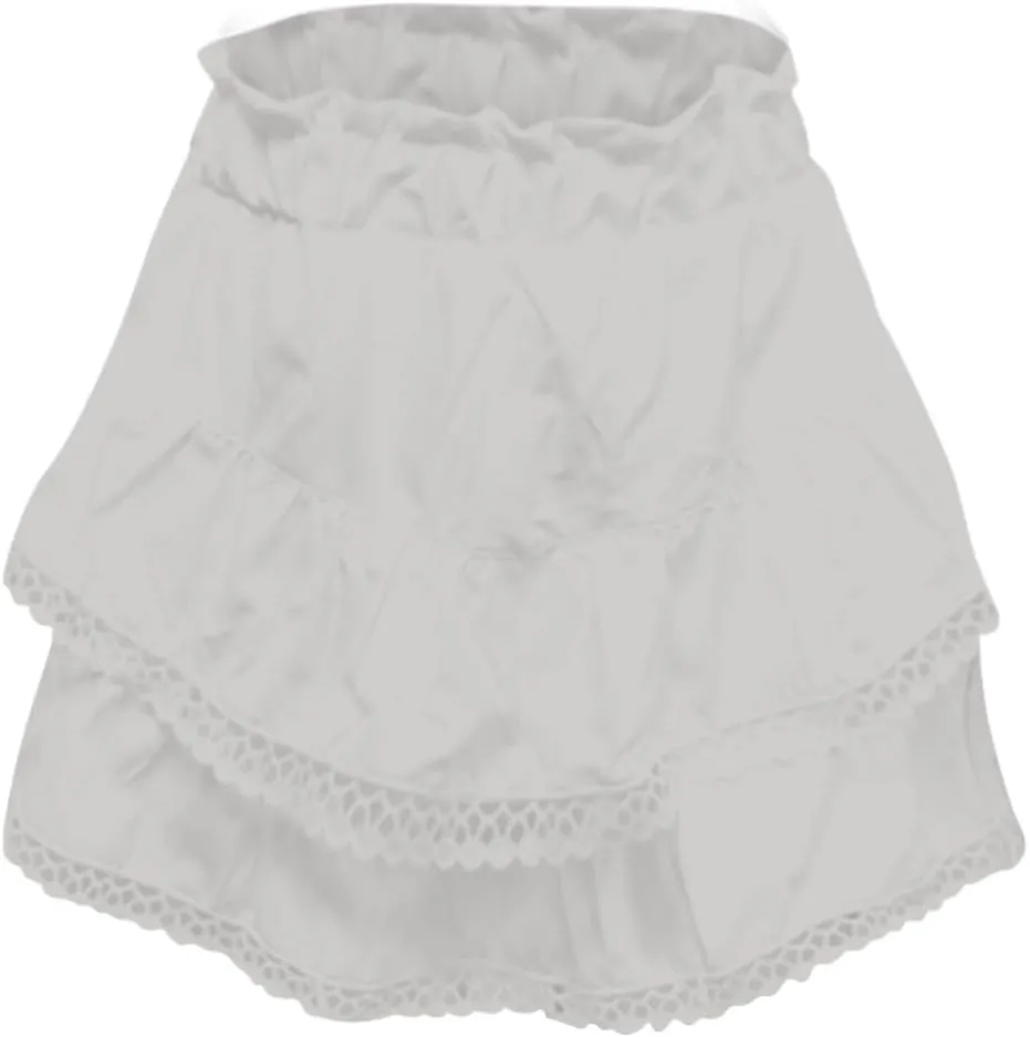 Flowy Shorts for Women Casual Boho Ruffle Tiered Skorts High Waisted Mini Skirts Golf Tennis Crochet Shorts