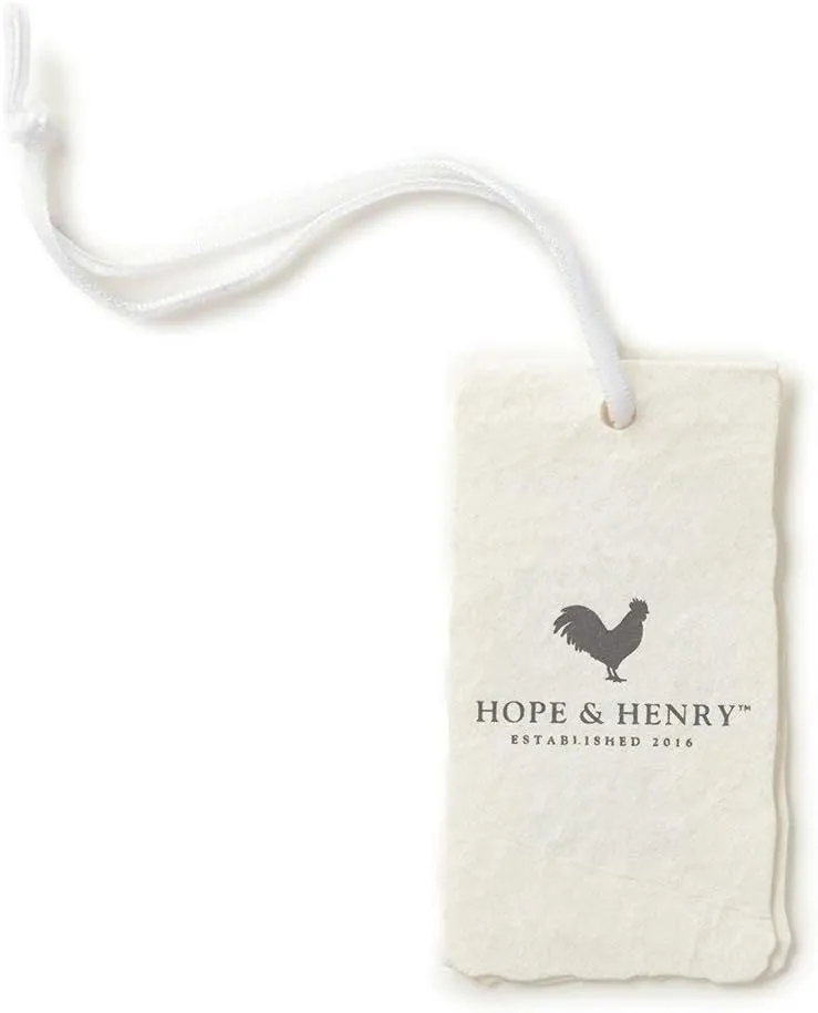 Hope & Henry Girls' A-Line Skirt with Snap Front