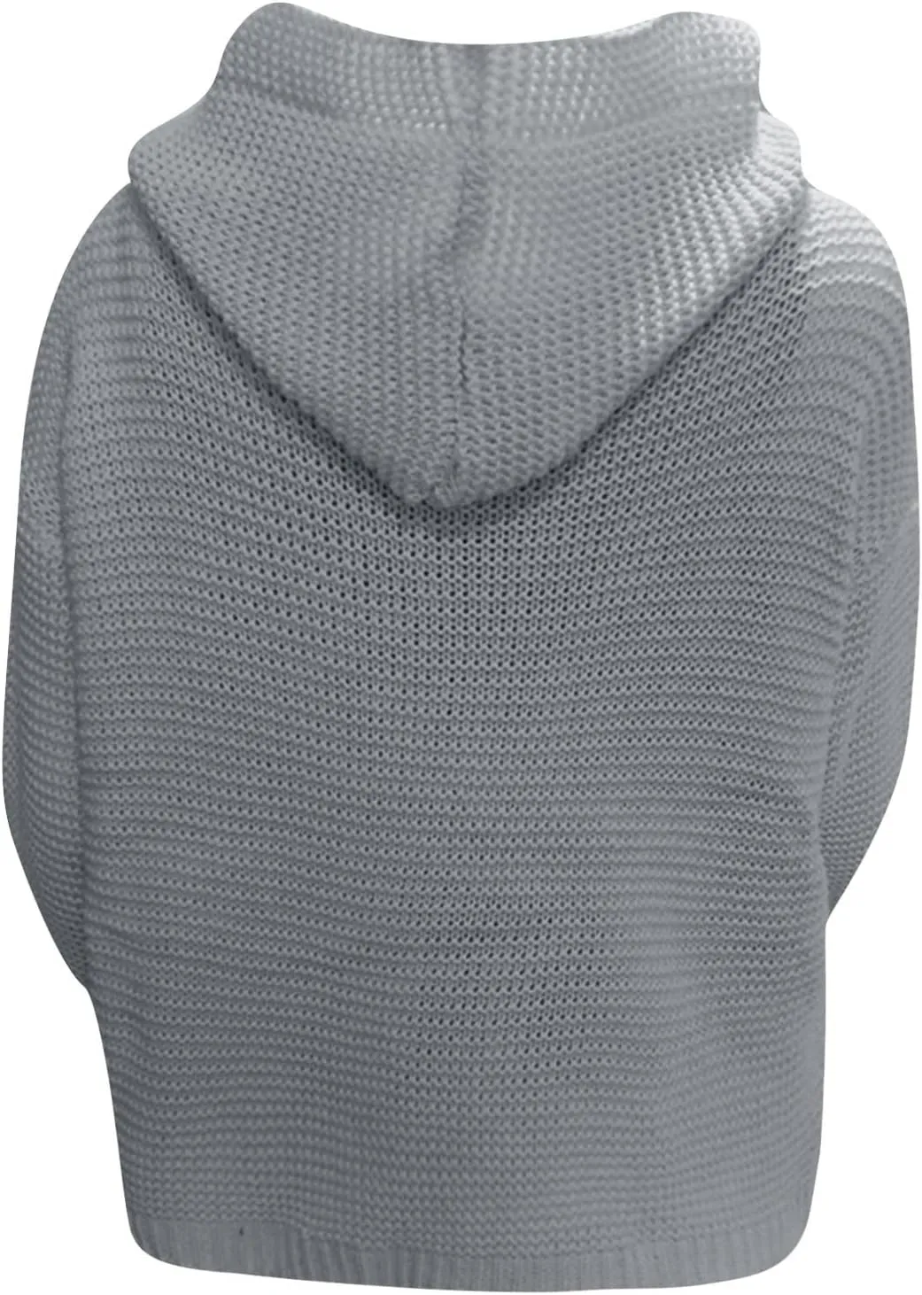 Ladies Knit Pocket Cardigan Long Sleeve Sweater Casual Loose Sweater Jacket Plus Size Cardigan Sweater