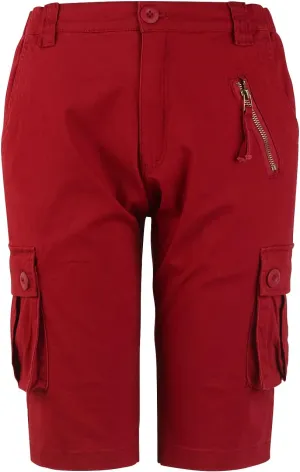 Lanesra Women's Bermuda Cargo Shorts,Multi-Pockets Camouflage Casual Shorts