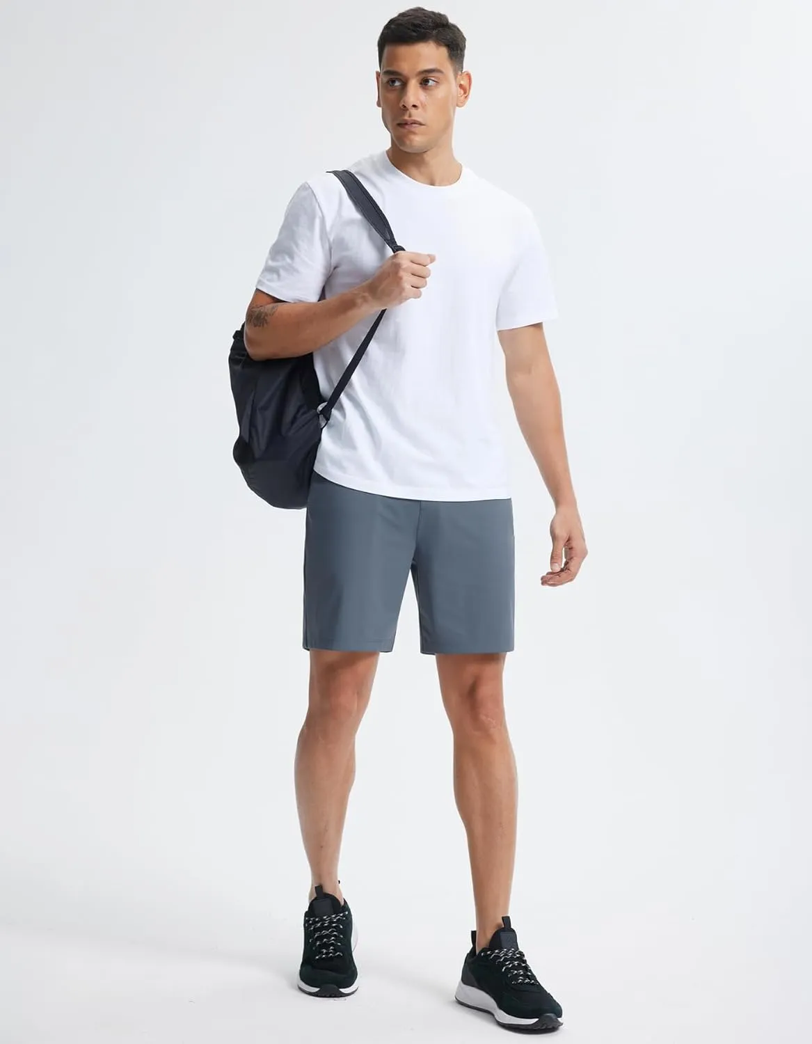 Libin Men's 7" Golf Shorts Athletic Workout Shorts with Liner Gym Running Casual Shorts