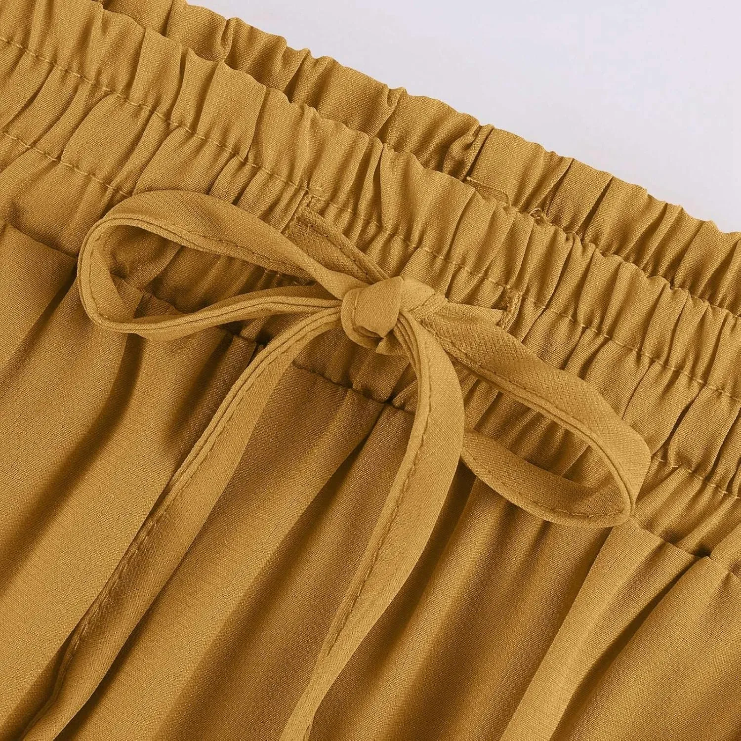 Long Skirt,Womens Boho Maxi Skirt with Pockets Linen Summer Elastic High Waisted Flowy Skirts for Women 2025