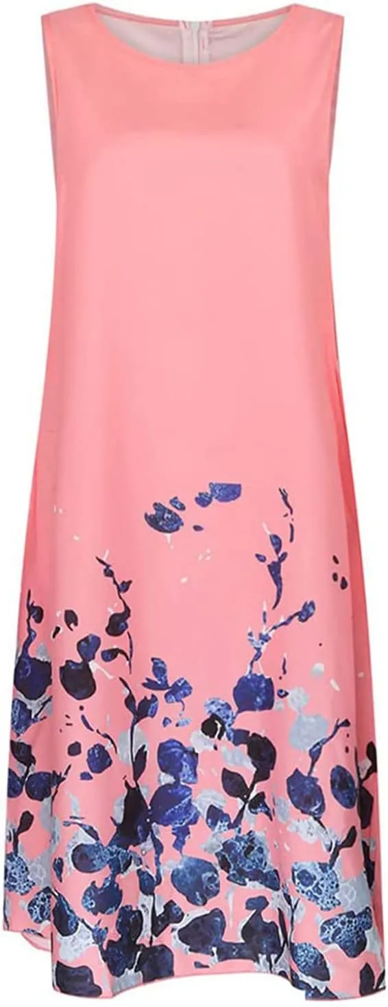 Maxi Dress for Women,Summer Casual Two Piece Set Wedding Guest Plus Size Elegant Floral Boho Beach Sundress