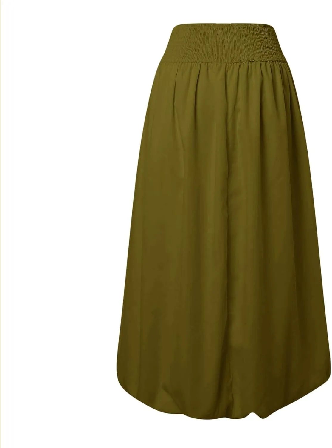 Maxi Skirts for Women 2025 Summer Vacation Flowy Elastic High Waisted Swing A Line Long Skirt