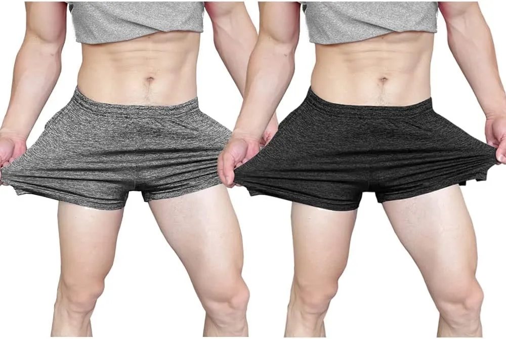 Muscle Cmdr Men's Bodybuilding Shorts 3 Inch Athletics Quick Dry Casual Shorts