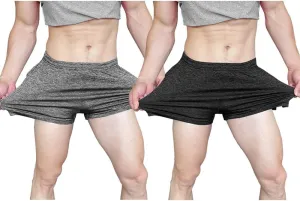 Muscle Cmdr Men's Bodybuilding Shorts 3 Inch Athletics Quick Dry Casual Shorts