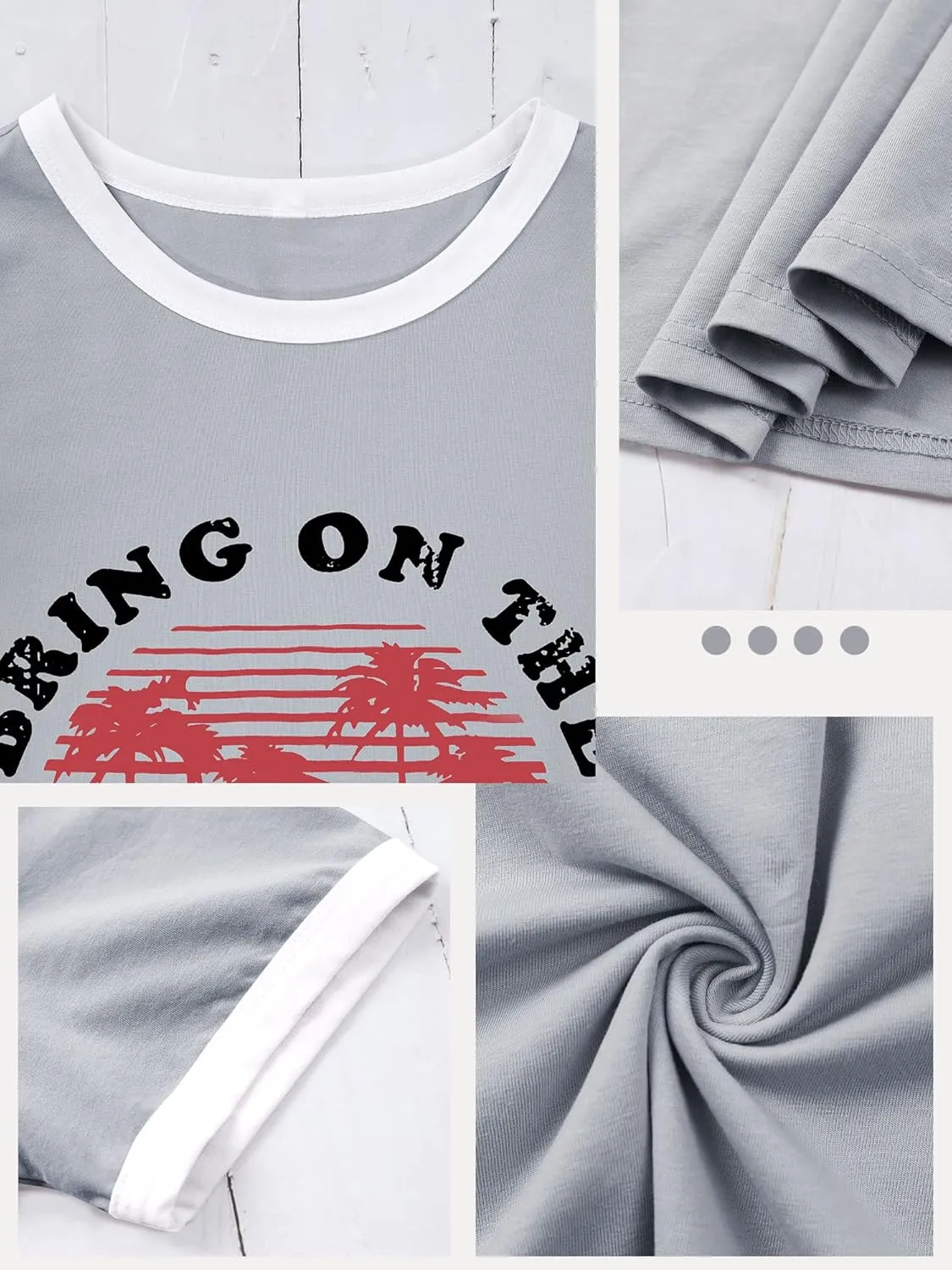 Nlife Bring On The Sunshine Graphic Long Sleeves Tees Blouses for Women Tops Sweaters for Women