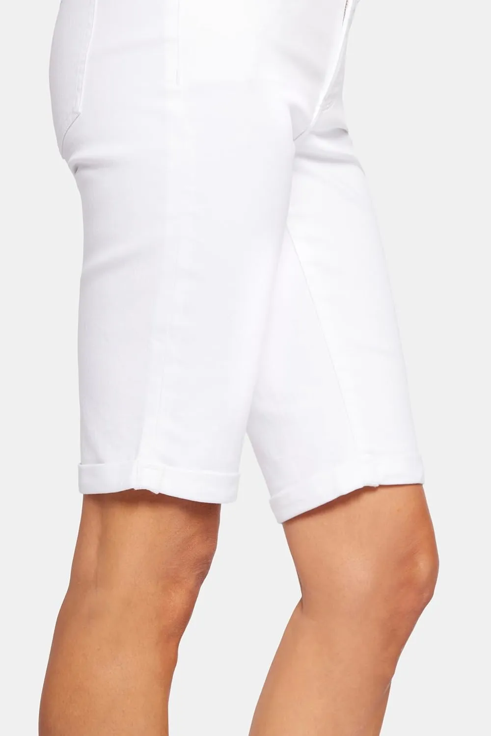 NYDJ Women's Briella Roll Cuff Jean Long Slimming Denim Shorts