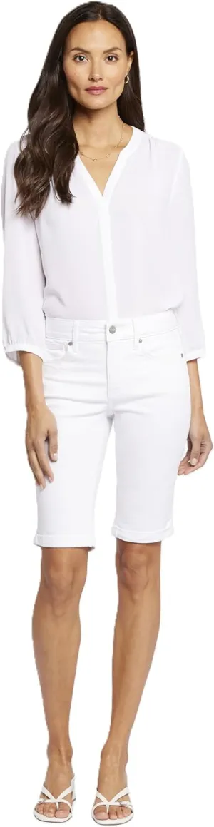 NYDJ Women's Briella Roll Cuff Jean Long Slimming Denim Shorts