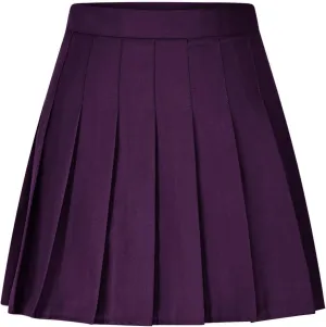 Oplxuo Pleated Skirts for Women Y2k Mini Skirt High Waist Casual Short Skirts Uniform Micro Skirt