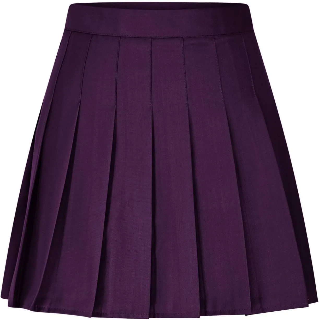 Oplxuo Pleated Skirts for Women Y2k Mini Skirt High Waist Casual Short Skirts Uniform Micro Skirt