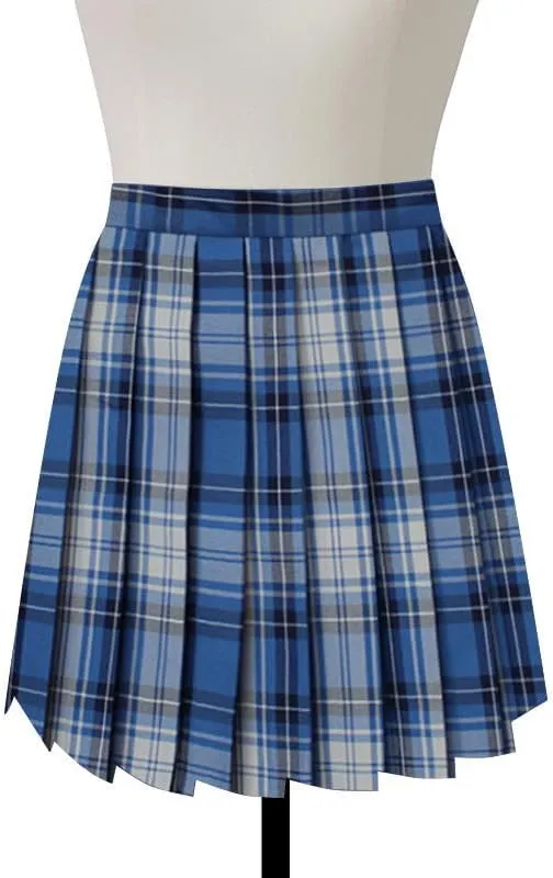 Plaid Pleated Mini Skirts for Women A Line Elastic Skirt High Waisted Stretchy Skirts Trendy Cosplay Skirt