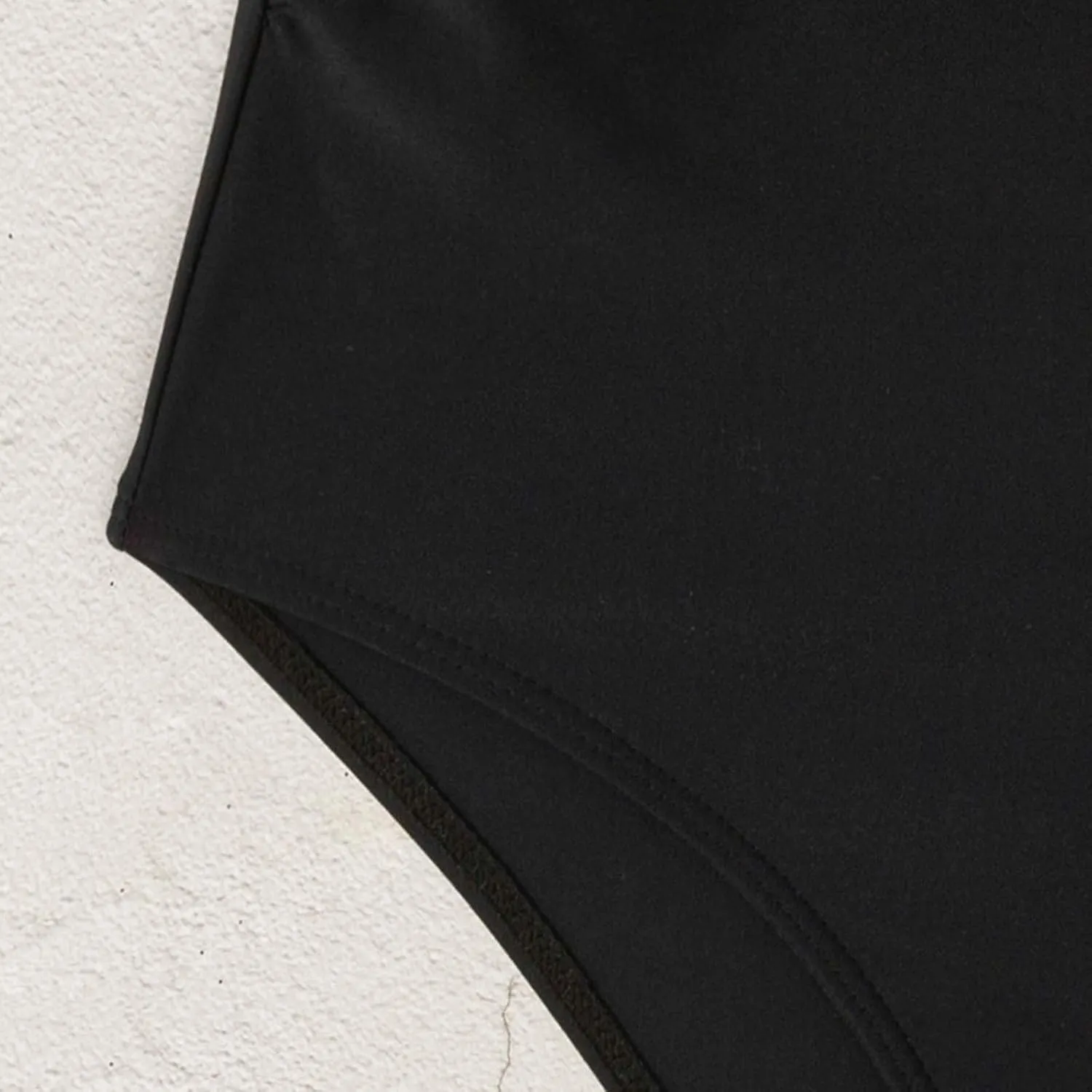 Sexy Halterneck One Piece Swimsuits for Women Color Block Tummy Control Bathing Suit Backless Tie Beachwear