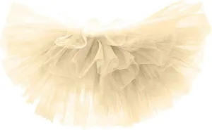 Skirts for Women Summer Loose Casual Trendy Solid Color Elastic Waist Flowy Mesh Tulle Ballet Party Dance Skirt, S-L