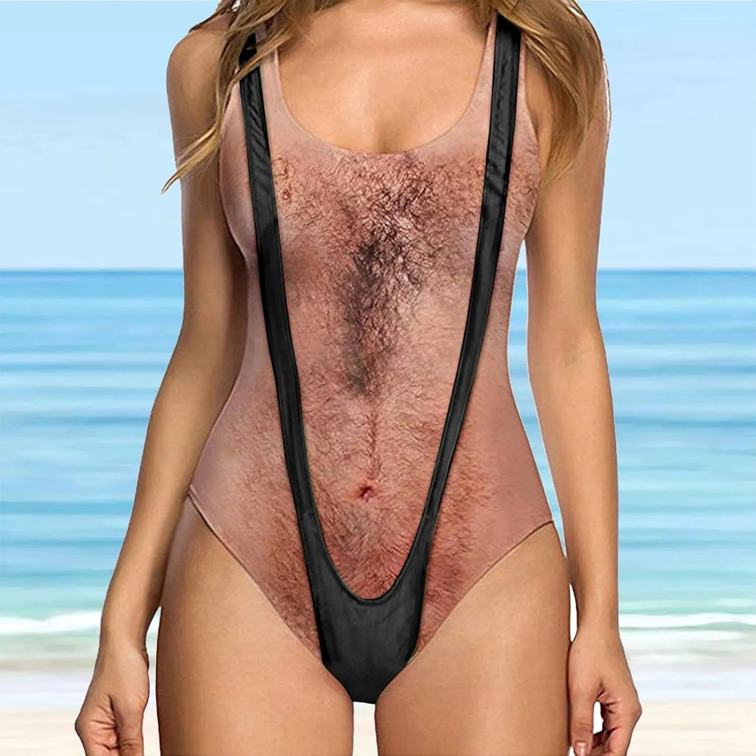 Slimming One Piece Bathing Suit Simple Slimming Back Covering The Belly and Looking Wrap Tie Back One Piece Swimsuit