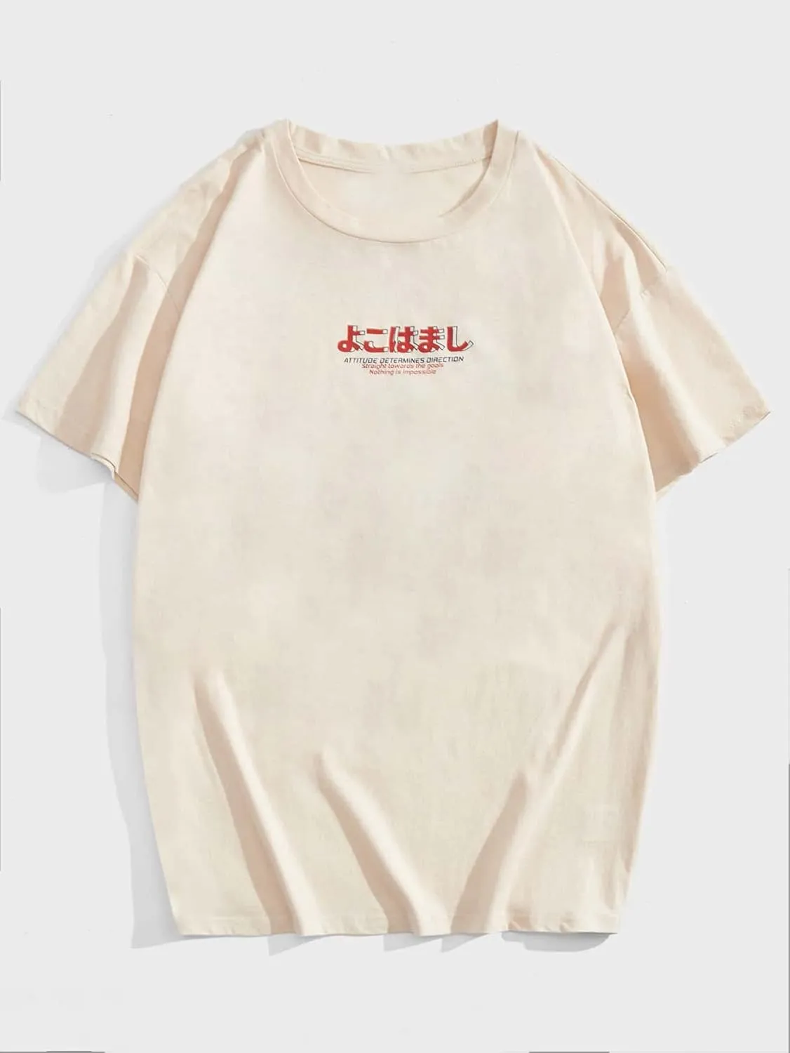SOLY HUX Men's Graphic Tees Letter Print Vintage T-Shirts Short Sleeve Crewneck Casual Summer Tee Top