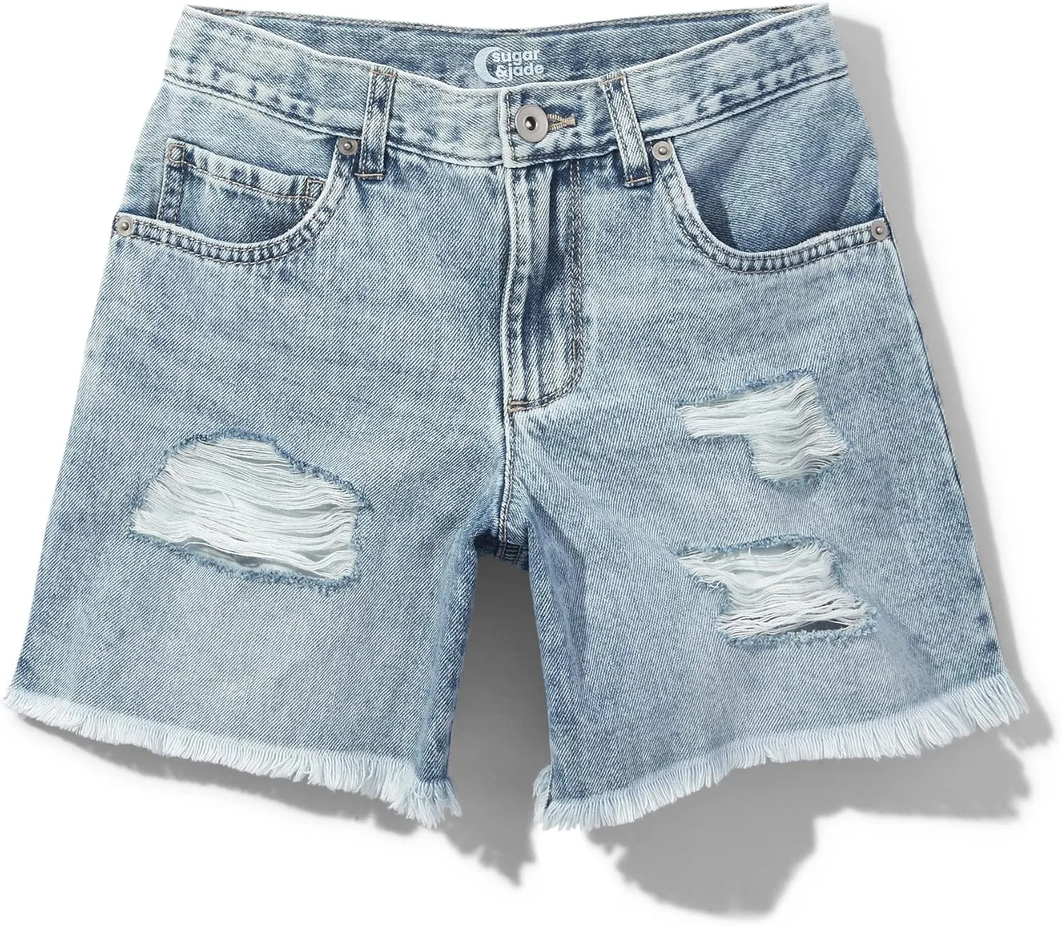 Sugar & Jade Girls' Teen Fashion Denim Shorts (Slim and Plus
