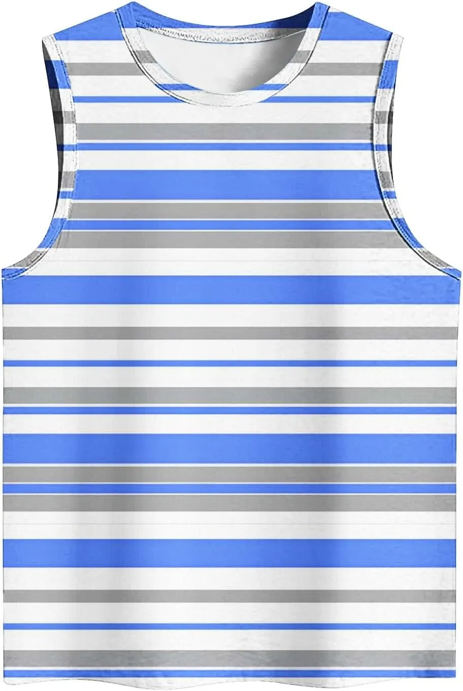 Tank Tops for Women Trendy Colorblock Printed Sleeveless Crew Neck Camisole Casual Trendy Vacation Tunic Shirts 2025