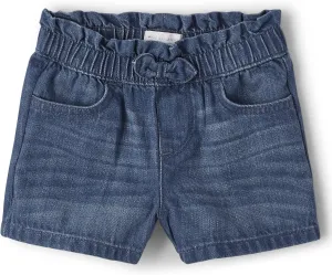 The Children's Place Baby Girls Paper Bag Waist Denim Shorts