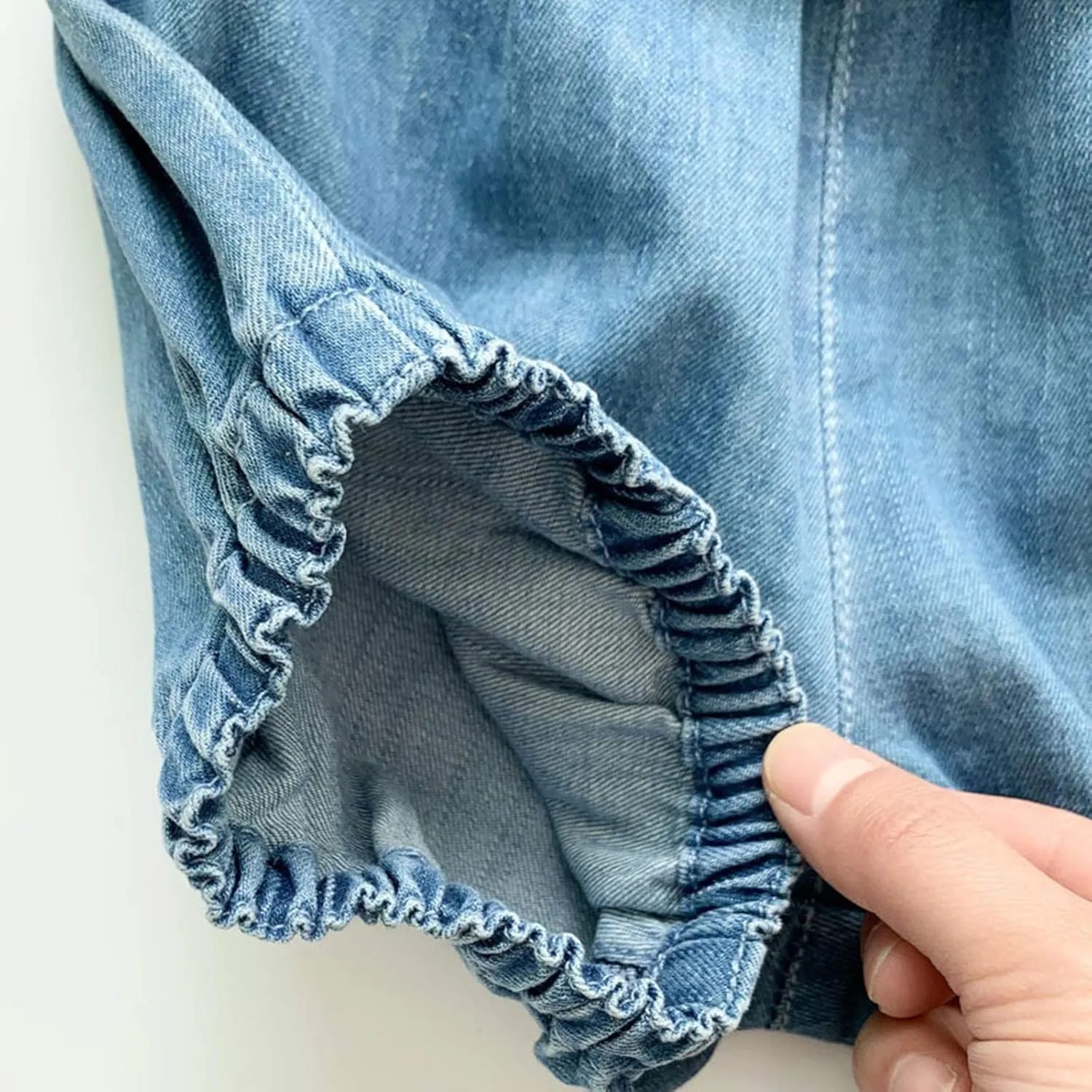 Toddler Baby Girls Denim Shorts Summer Casual Ruffle Bloomer