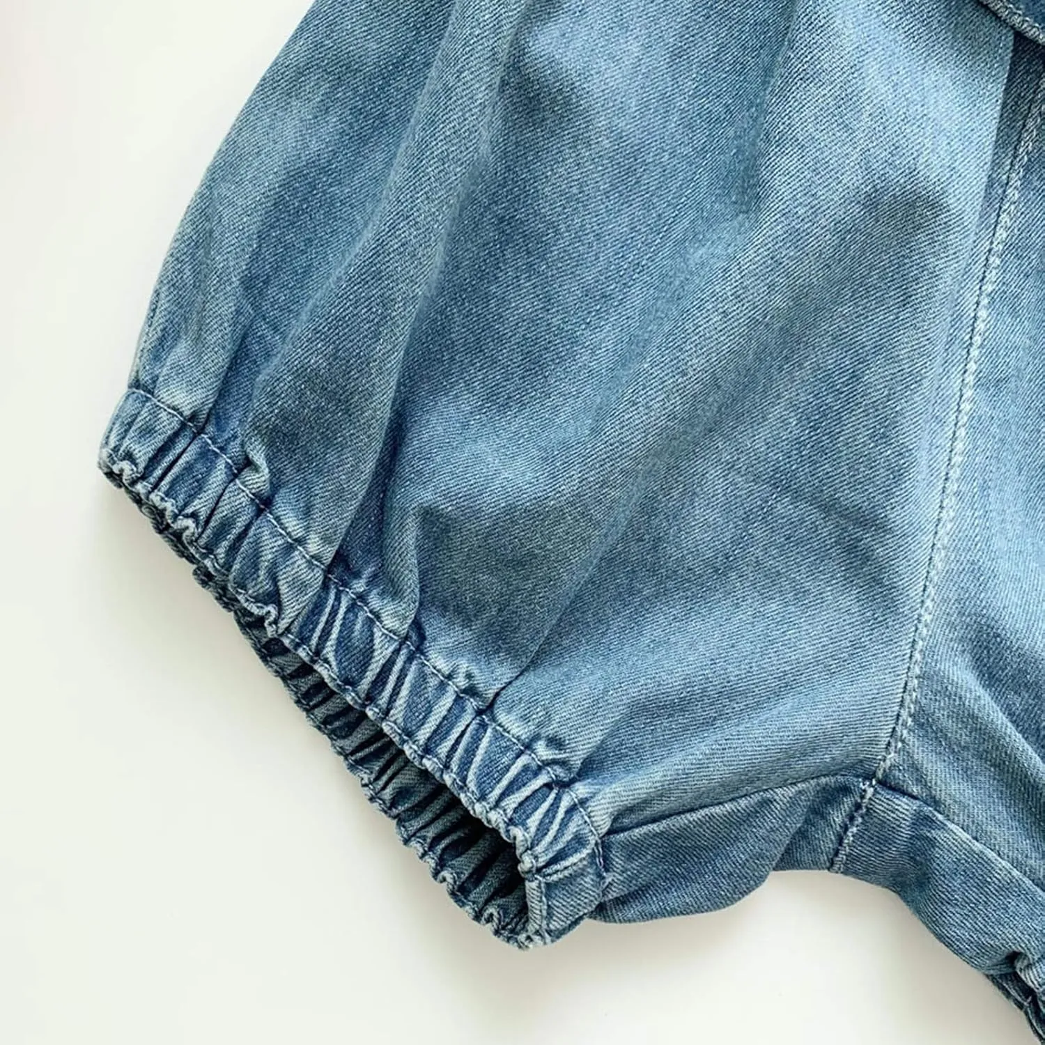 Toddler Baby Girls Denim Shorts Summer Casual Ruffle Bloomer