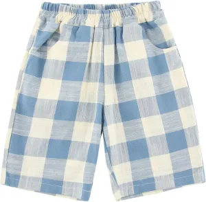 Toddler Boys' Shorts Chino Short Summer Cotton Plaid Casual Shorts with Pockets