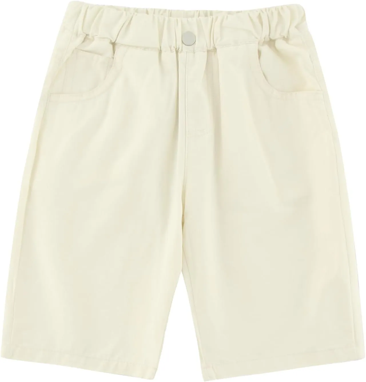 Toddler Boys' Shorts Chino Short Summer Cotton Plaid Casual Shorts with Pockets