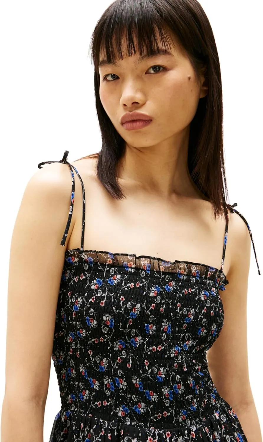 Tommy Jeans Women's Maxi Sundress with Floral Print